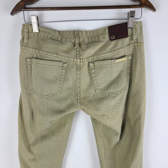 Armani Exchange womens pants jeans leg zipper sz 2 - Picture 7 of 8